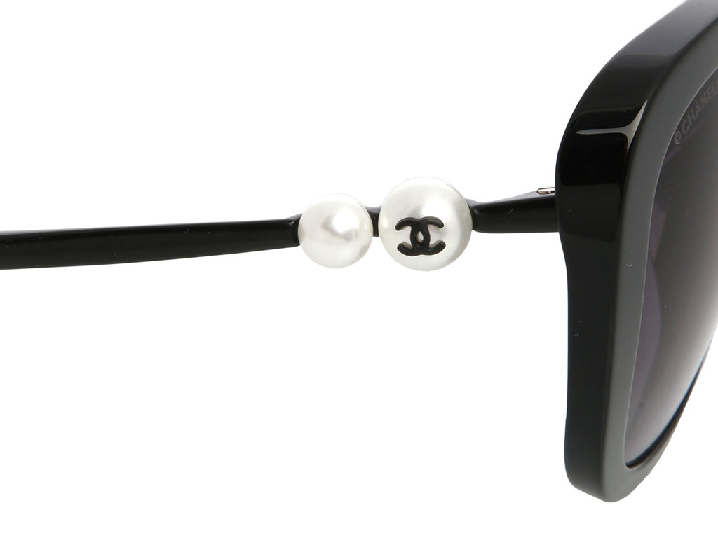 Chanel Black Pearl CC Sunglasses