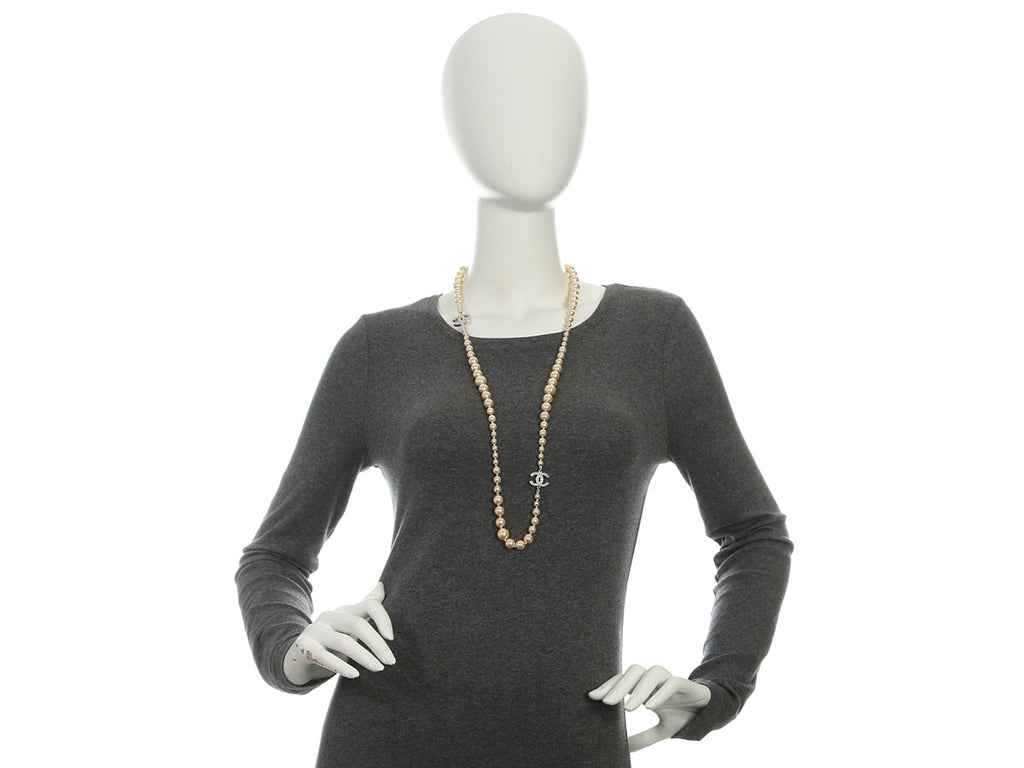 Chanel Pearl Long Necklace