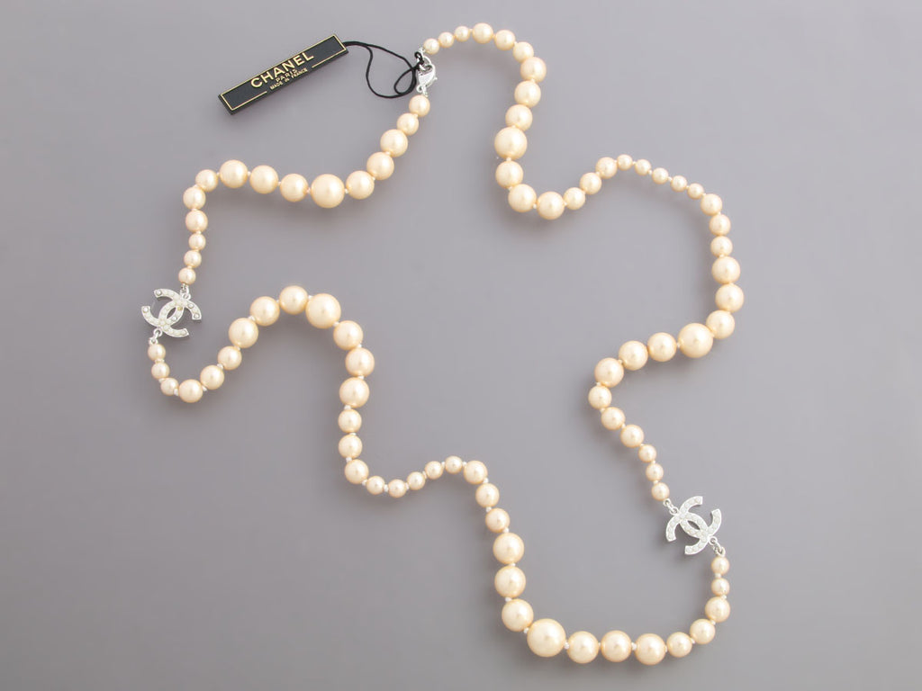 Chanel Pearl Long Necklace