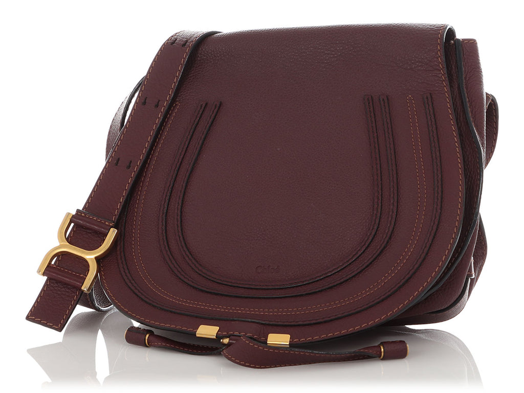 Chloé Medium Brown Marcie Crossbody Bag