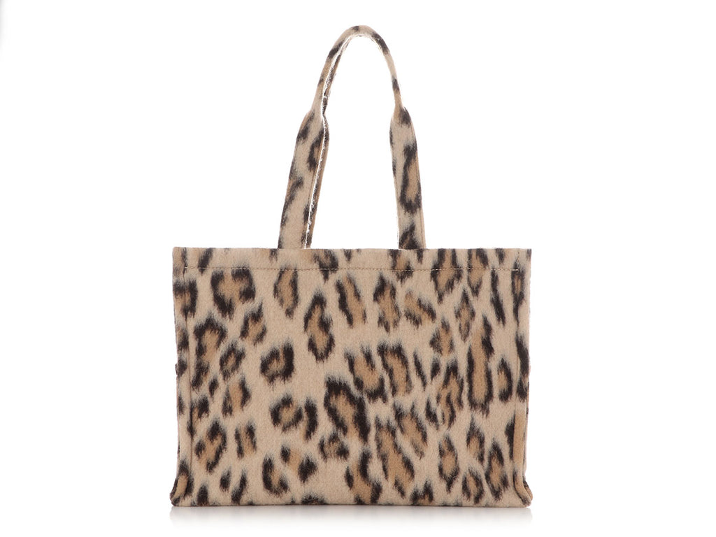 Céline Large Leopard Triomphe Cabas Thais