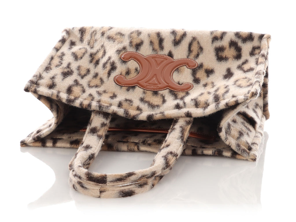 Céline Large Leopard Triomphe Cabas Thais
