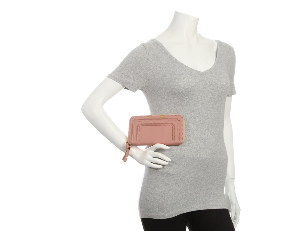 Chloé Anemone Pink Marcie Long Wallet