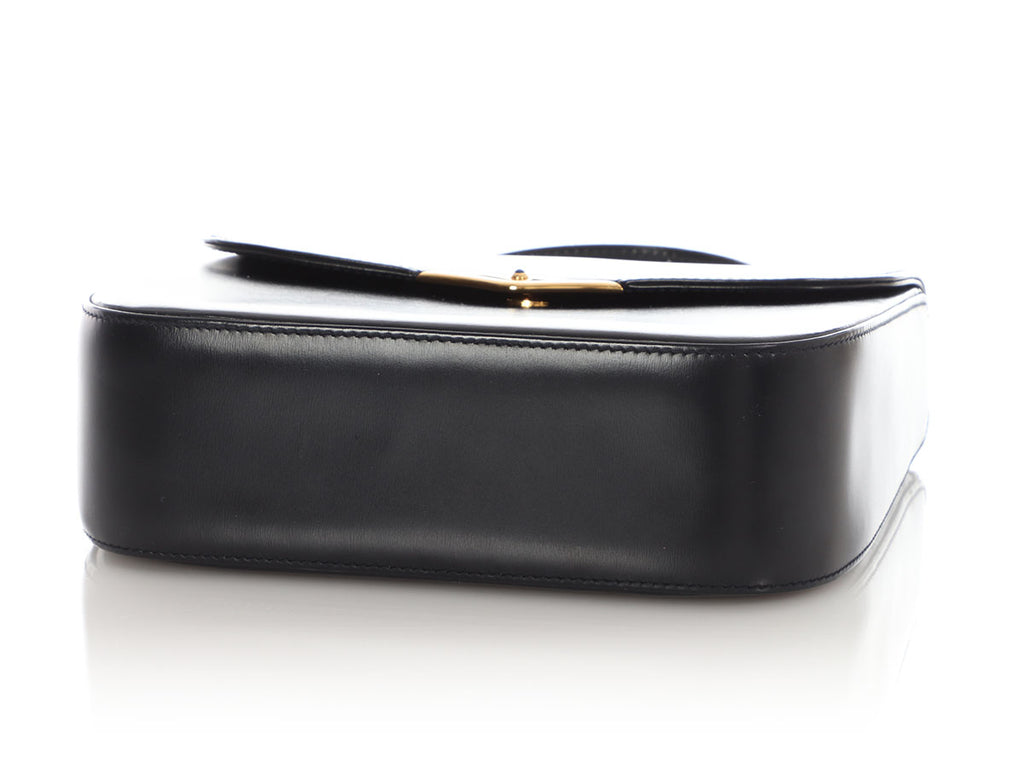 Cartier Black Cabochon Top Handle Bag