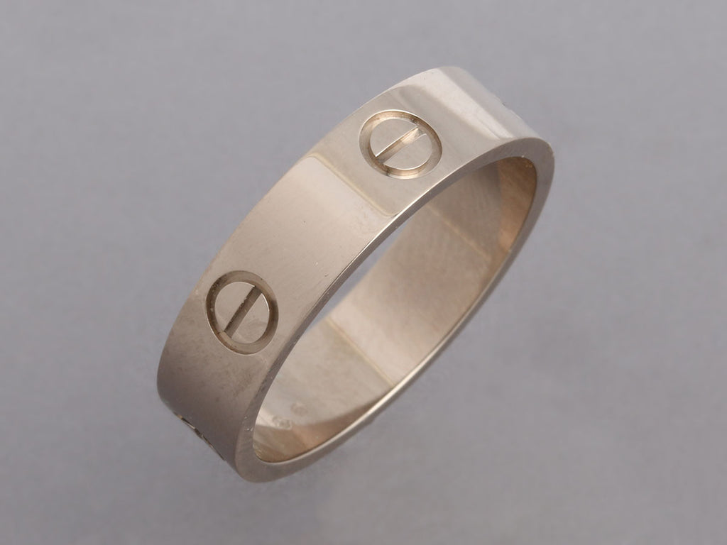 Cartier 18K White Gold Love Ring