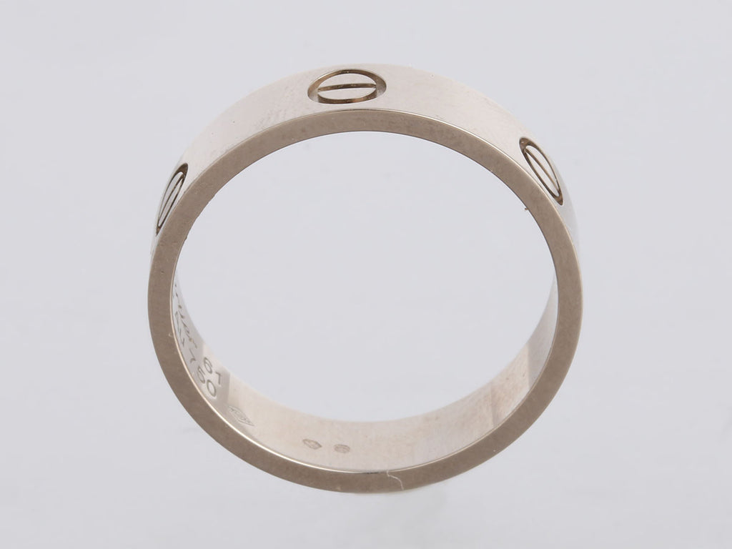 Cartier 18K White Gold Love Ring