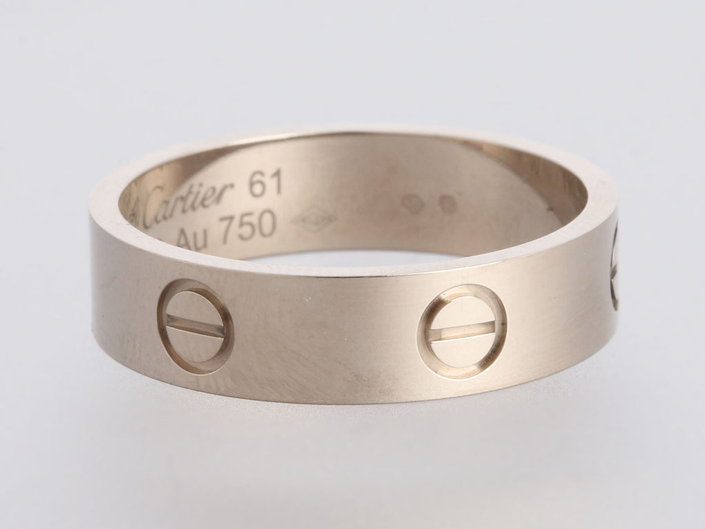 Cartier 18K White Gold Love Ring