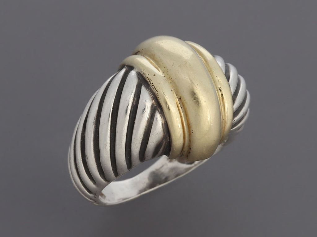 David Yurman Two-Tone Shrimp Ring