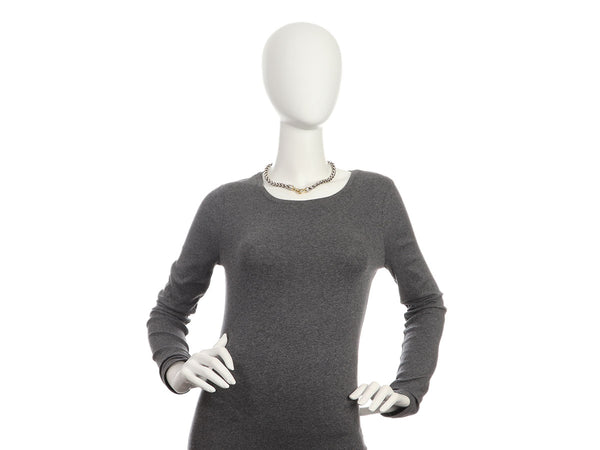 David Yurman Two-Tone Diamond Wheat Chain