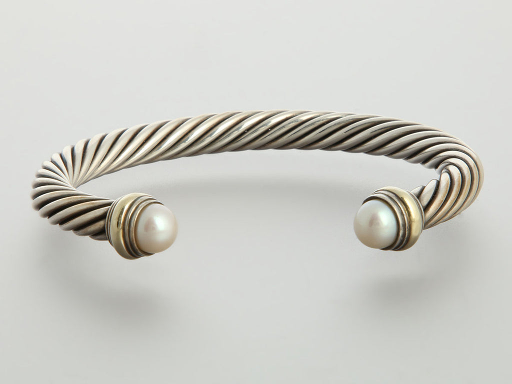David Yurman Pearl Cable Classic Bracelet