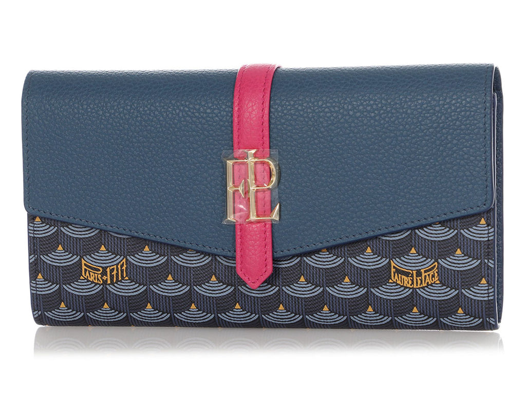 Fauré Le Page Blue 12CC Wallet Knight