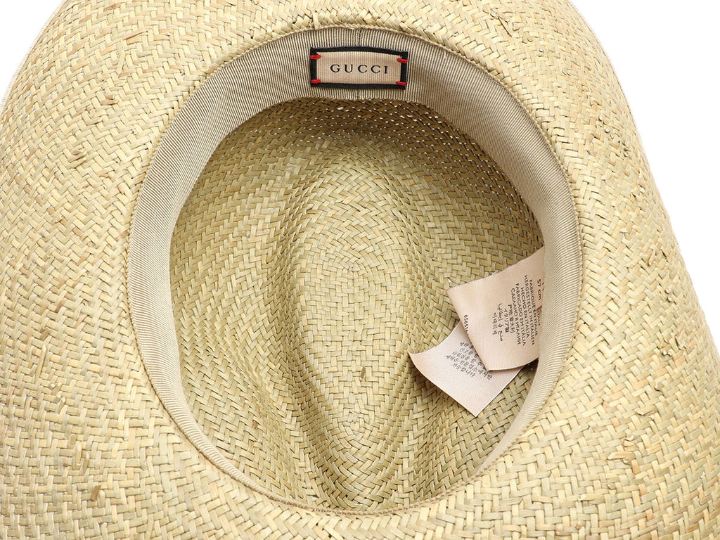 Gucci Straw Hat with Horsebit
