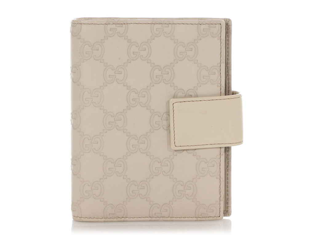 Gucci Gray Guccissima Agenda Cover