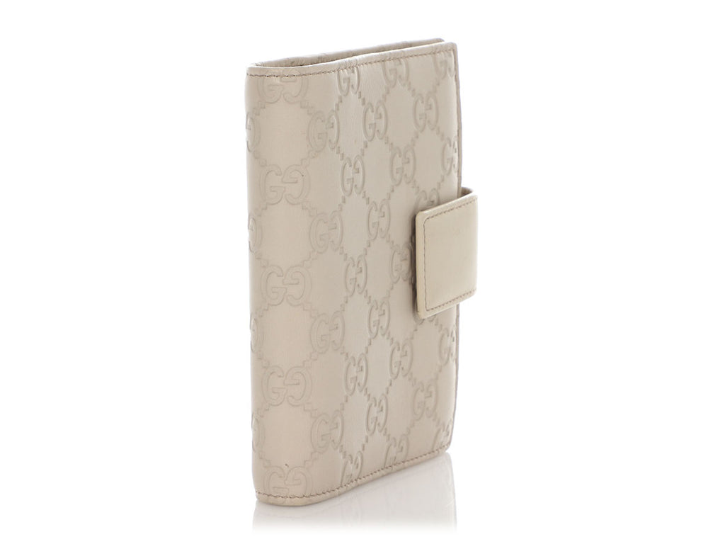 Gucci Gray Guccissima Agenda Cover