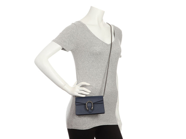 Gucci Super Mini Navy Dionysis