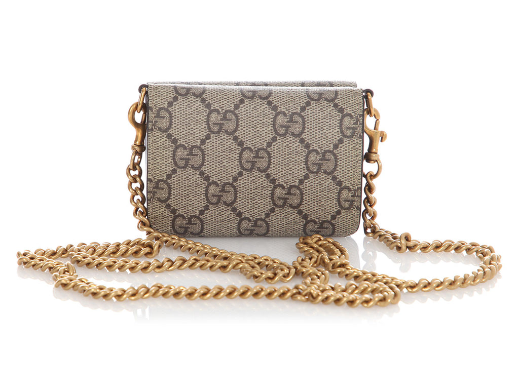 Gucci x Balenciaga Mini Hacker Project Monogram Cash Wallet on Chain
