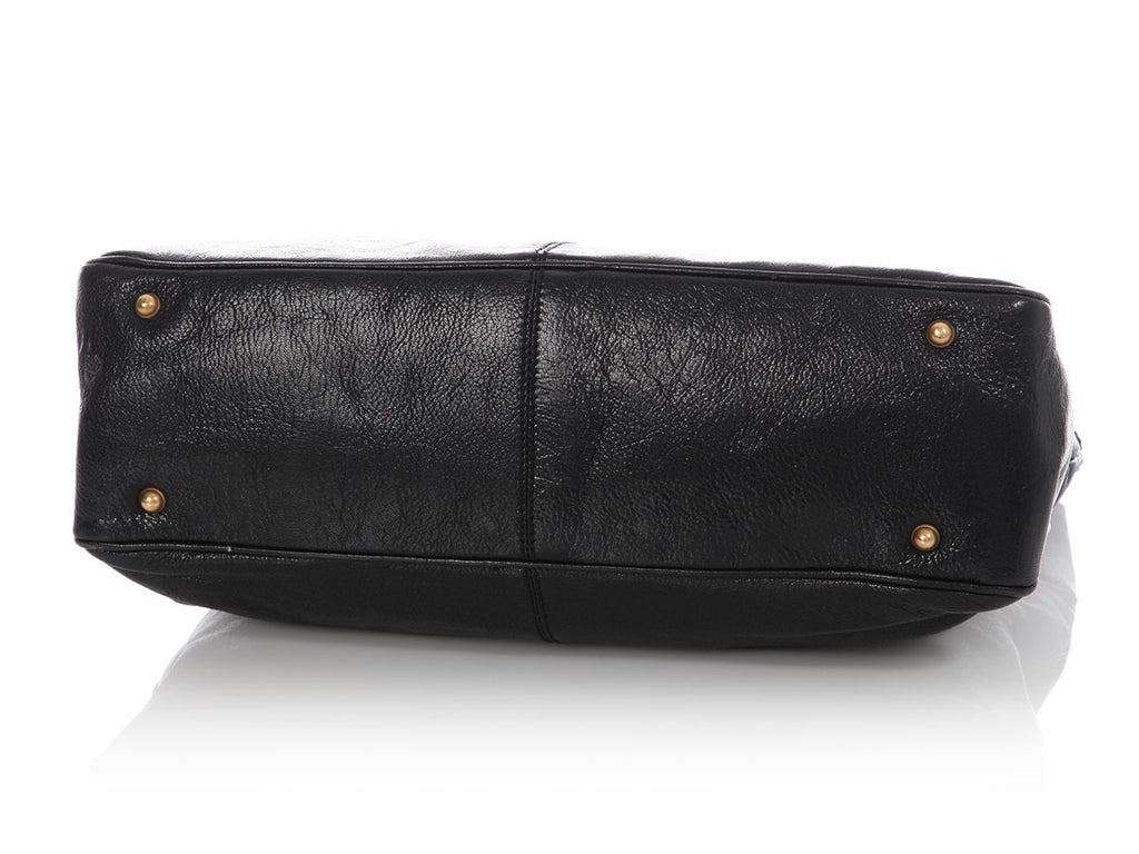 Gucci Black Studded GG Blondie Bag