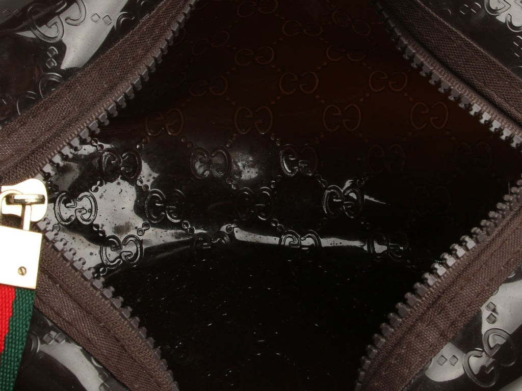 Gucci Brown Parfums Cosmetic Case