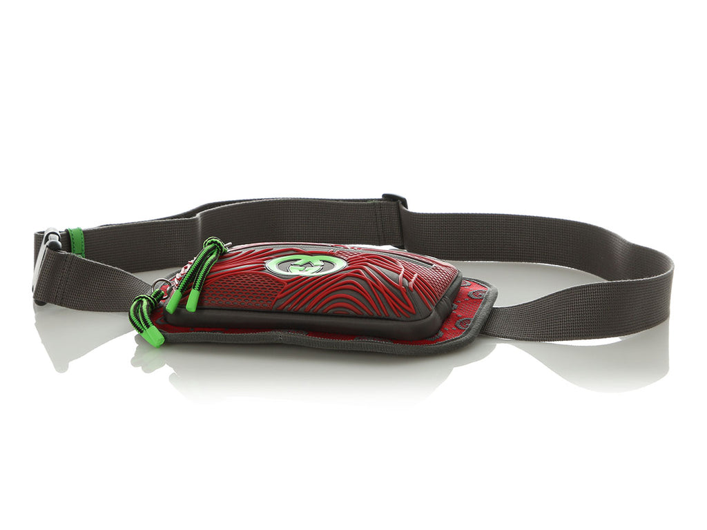 Gucci Rubber and Nylon Belt Bag