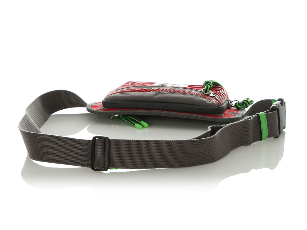 Gucci Rubber and Nylon Belt Bag