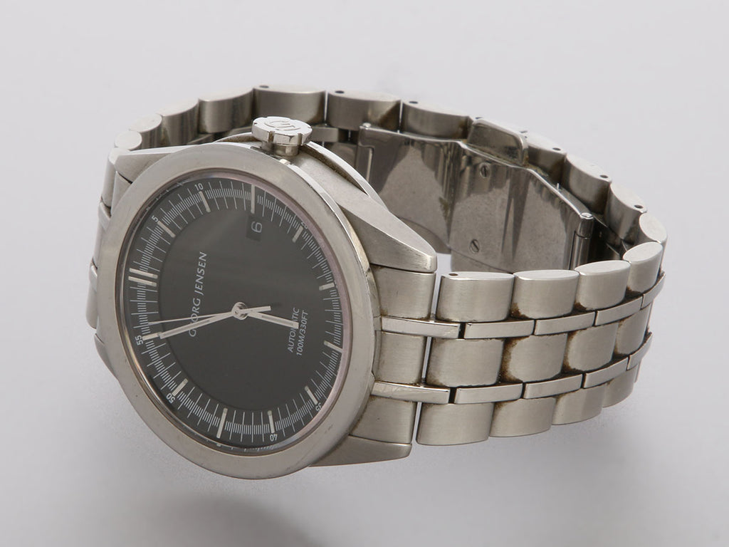 Georg Jensen Stainless Steel Mens Barth Watch 40mm