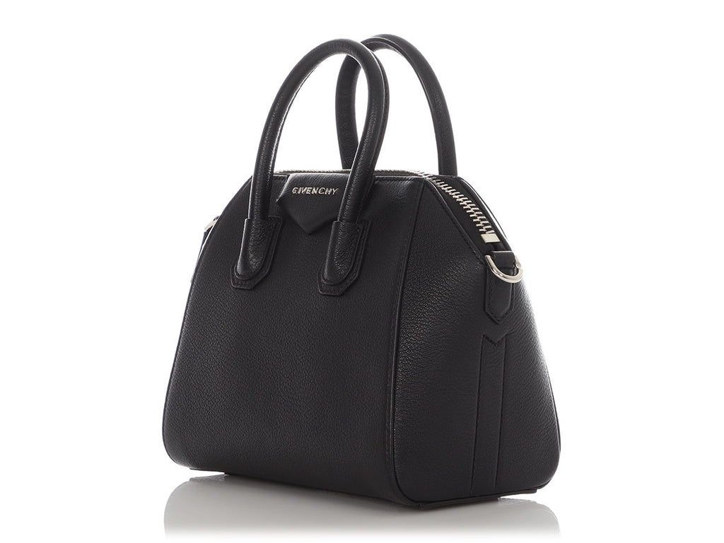 Givenchy Mini Black Grained Leather Antigona