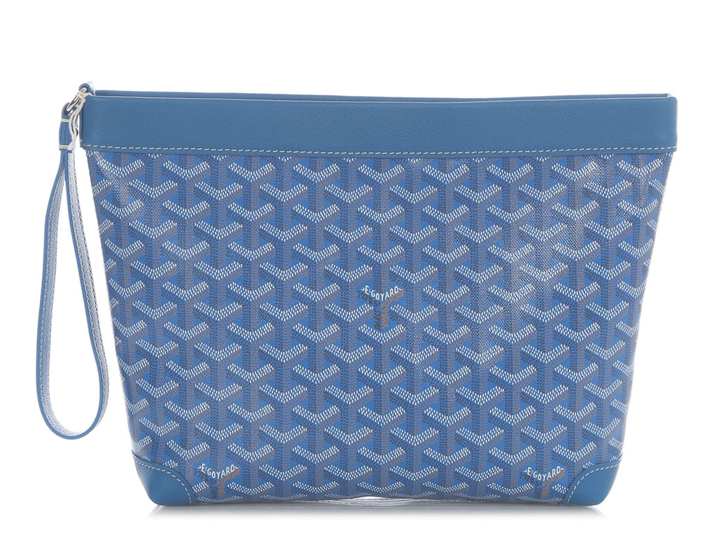 Goyard Sky Blue Conti Pouch