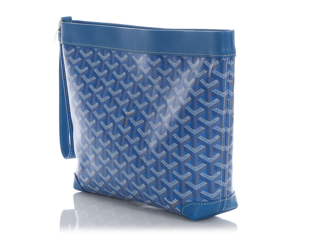 Goyard Sky Blue Conti Pouch