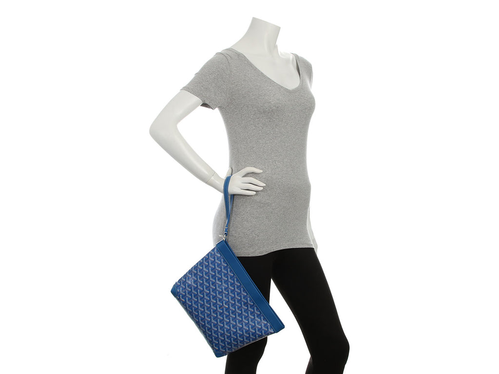 Goyard Sky Blue Conti Pouch