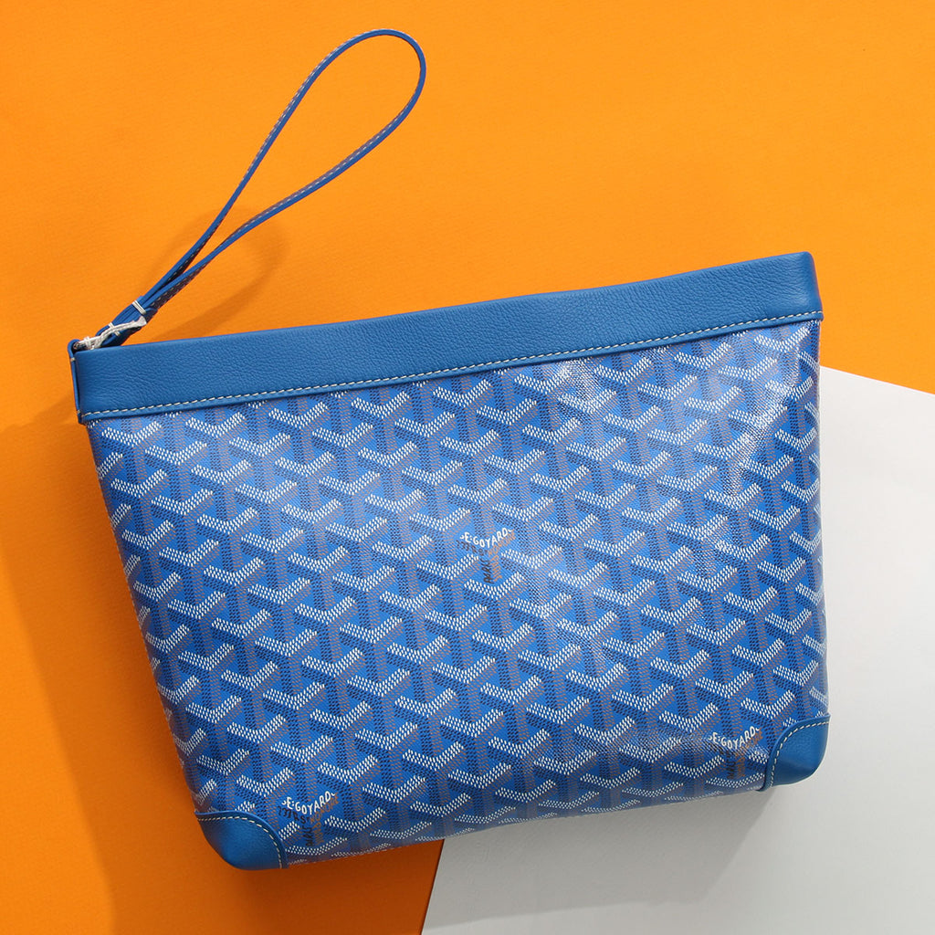 Goyard Sky Blue Conti Pouch