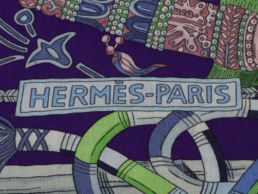 Hermès Au Fil Du Carré Shawl 140cm