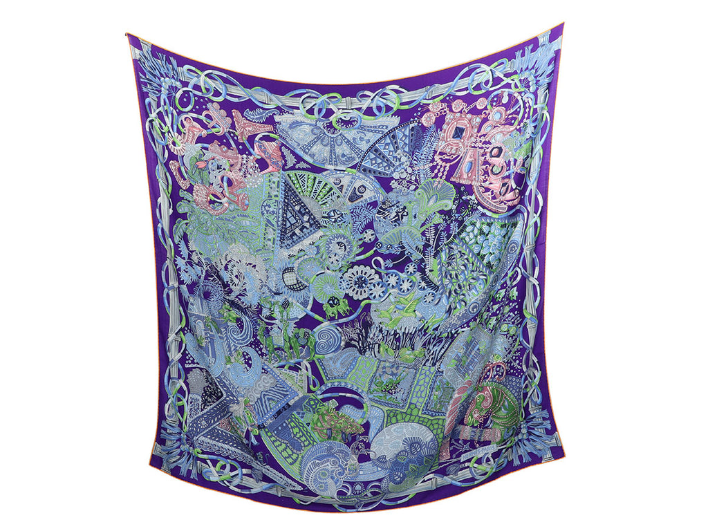 Hermès Au Fil Du Carré Shawl 140cm