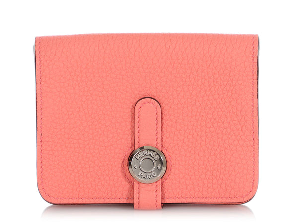 Hermes Petit H Perforated Reversible Change Purse