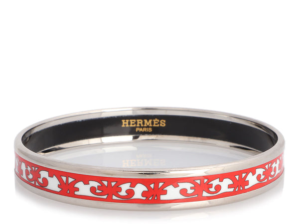 Hermès Small Red Epsom Hapi 4 Bracelet - Ann's Fabulous Closeouts