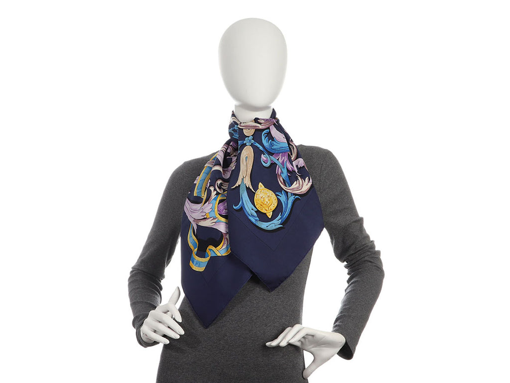 Hermès Le Mors à la Conétable Silk Scarf 90cm