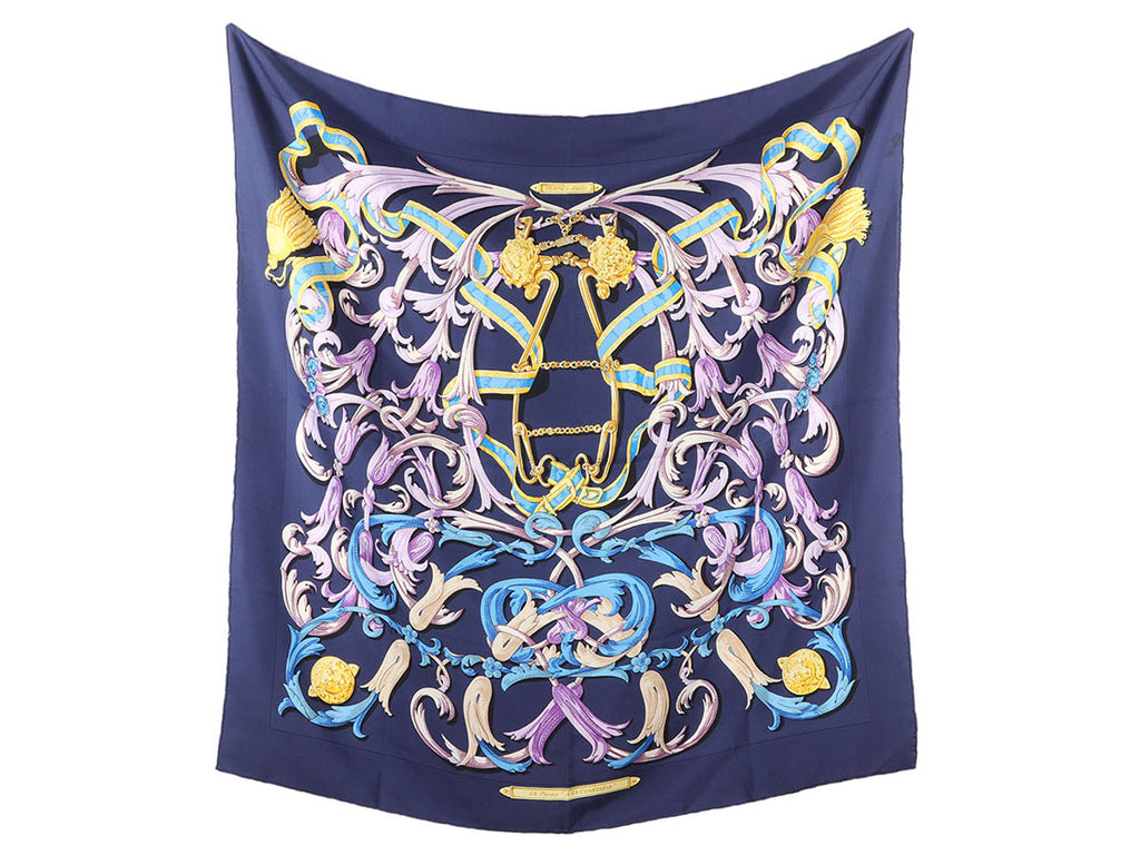 Hermès Le Mors à la Conétable Silk Scarf 90cm