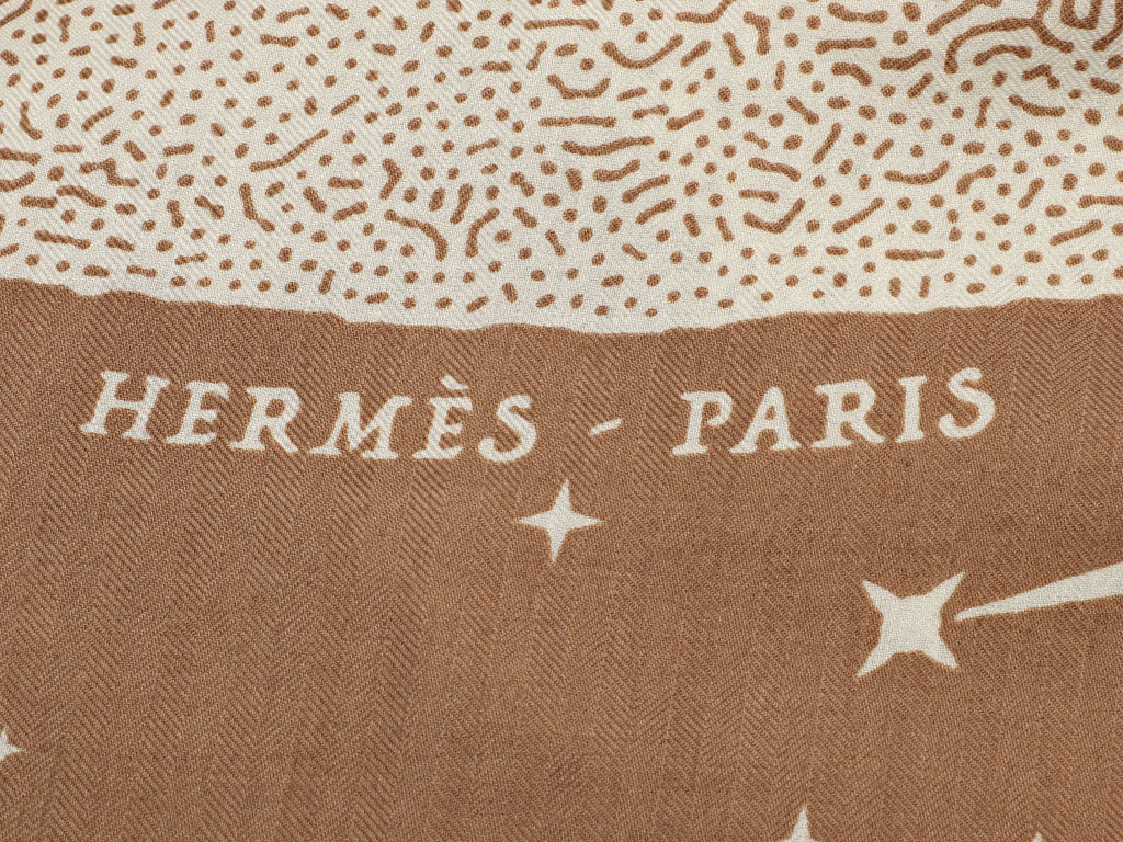 Hermès Clair de Lune Cashmere Silk Shawl 140