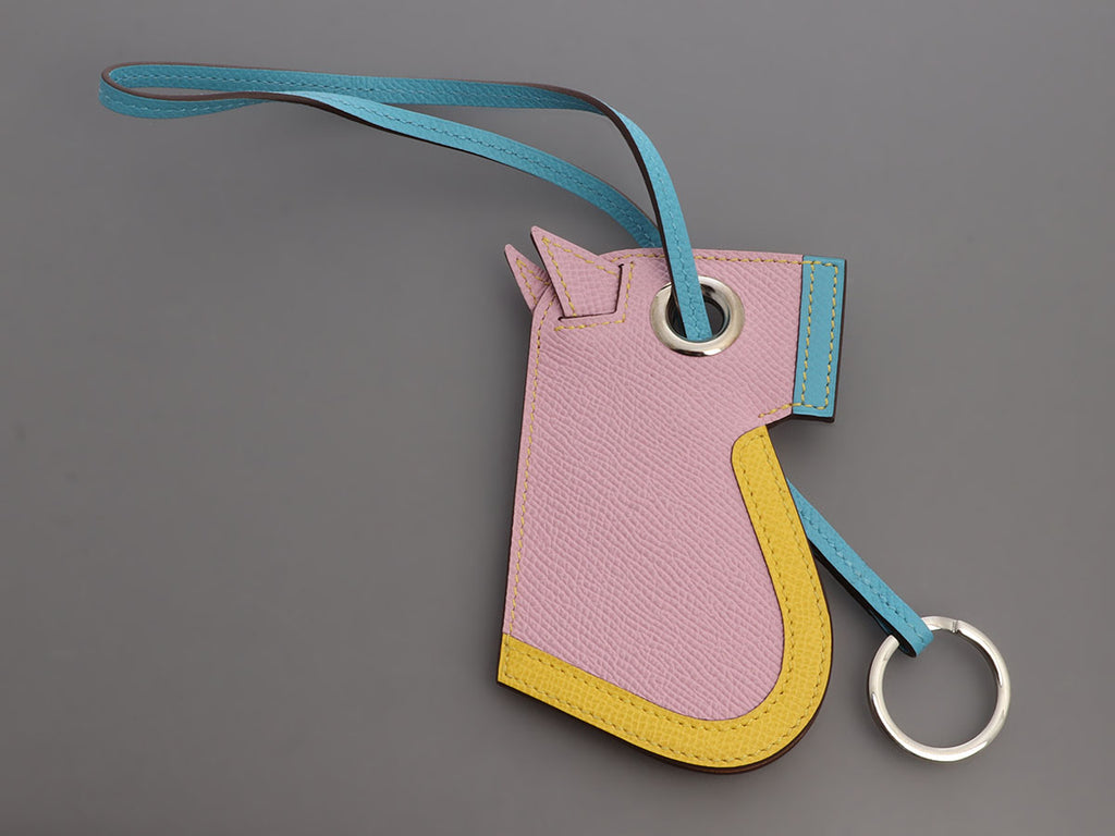 Hermès Mauve Epsom Camail Key Holder