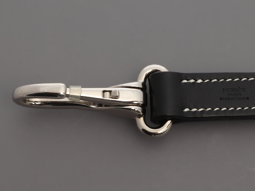 Hermès Black Leather Strap