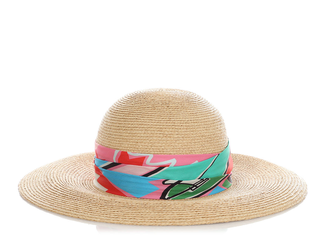 Hermès Raffia Beach Hat