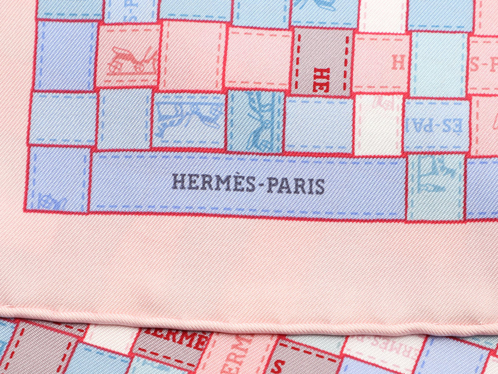 Hermès Bolduc au Carré Silk Scarf 90cm