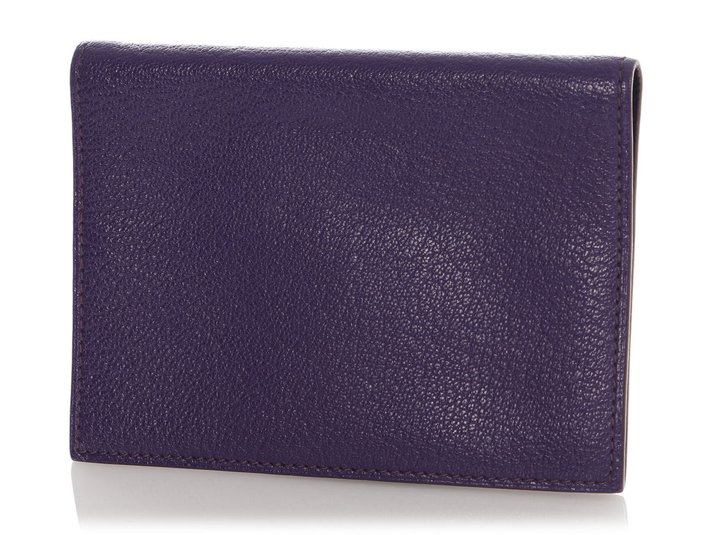 Hermès Purple Chèvre Simple Agenda Cover GM