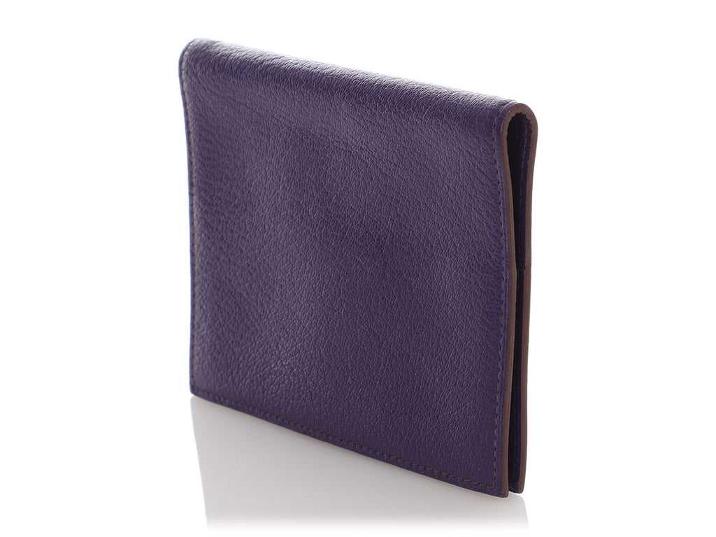 Hermès Purple Chèvre Simple Agenda Cover GM