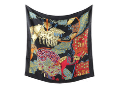 HERMÈS ART des STEPPES シルクスカーフ Hermès Art des Steppes 90