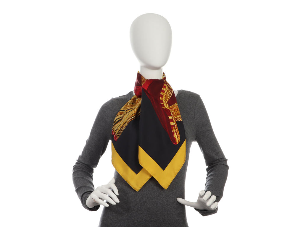 Hermès Selle d'Apparat Marocaine Silk Scarf 90cm