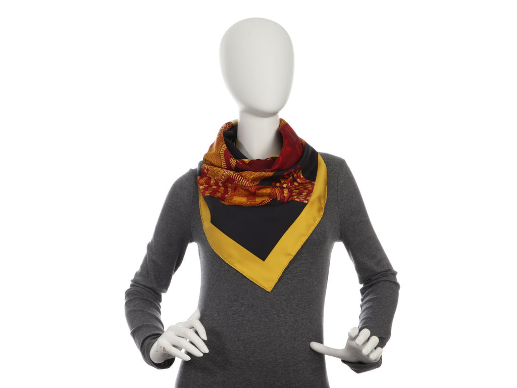 Hermès Selle d'Apparat Marocaine Silk Scarf 90cm
