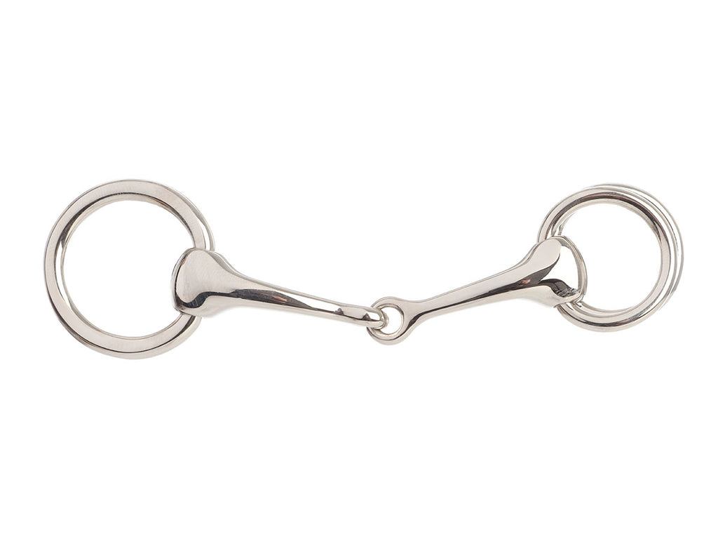 Hermès Palladium Mors Scarf Ring 90