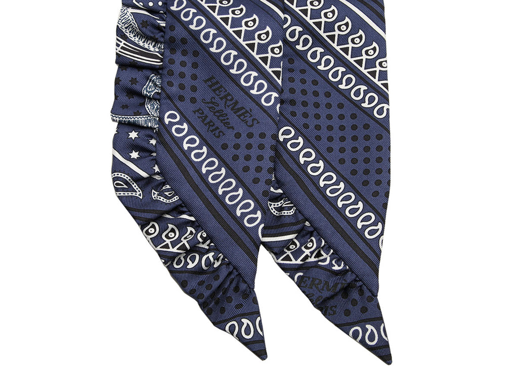 Hermès Eperon d'Or Bandana Silk Twilly