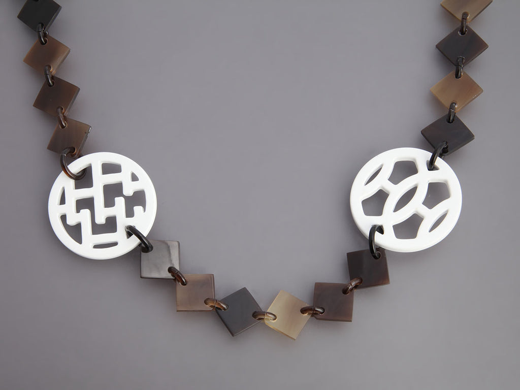 Hermès Horn Deva Long Necklace