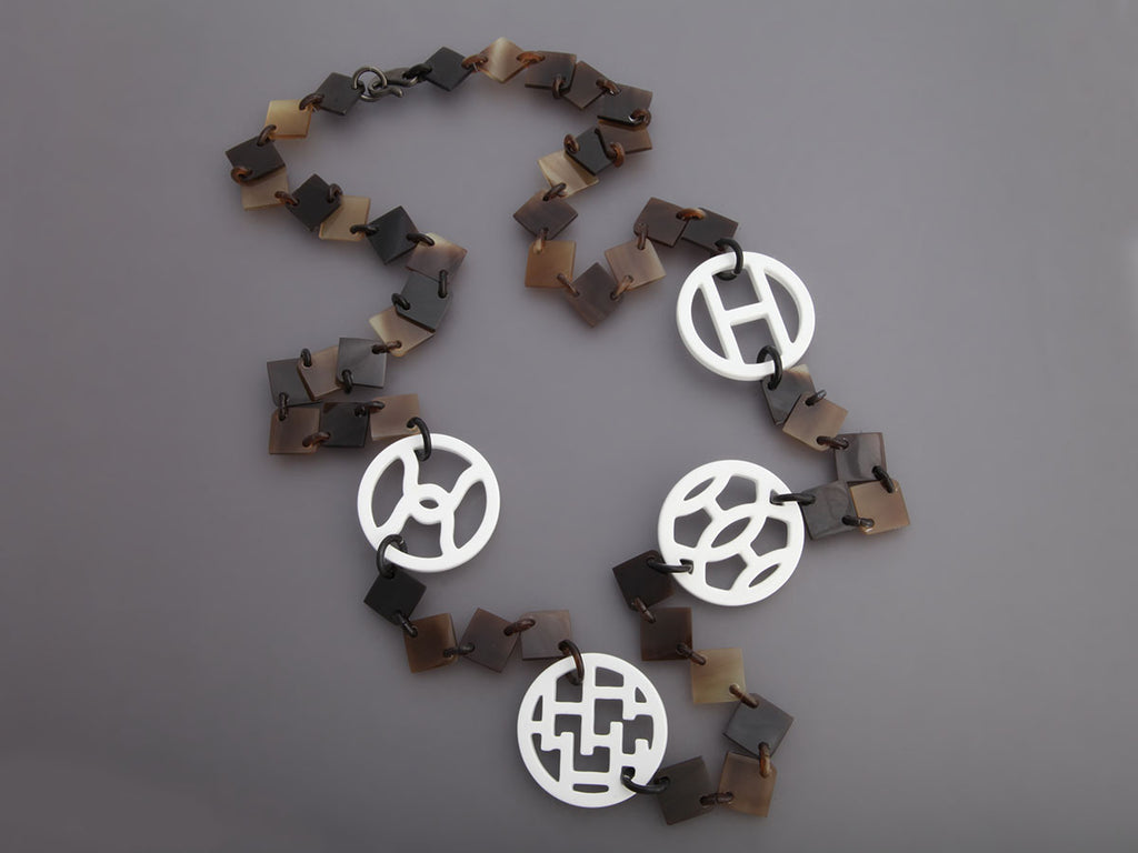 Hermès Horn Deva Long Necklace